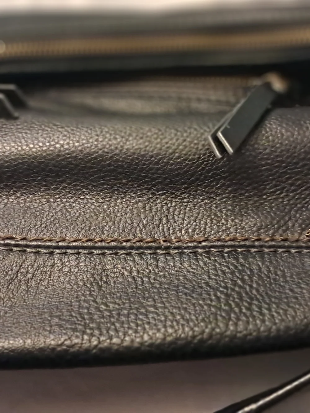 The Sak Black Pebbled Leather Hobo with Antique-Gold Hardware